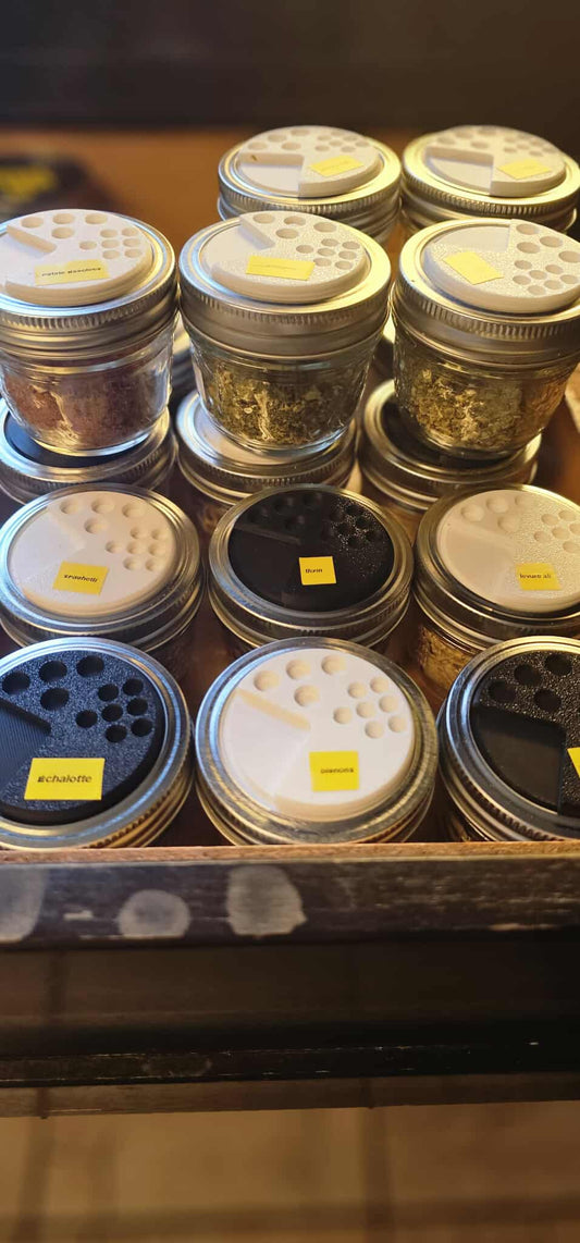 🫙 Couvercle à épices pot masson