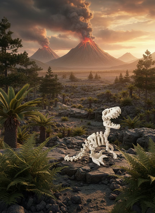 🦖 Raptor – Squelette 3D articulé