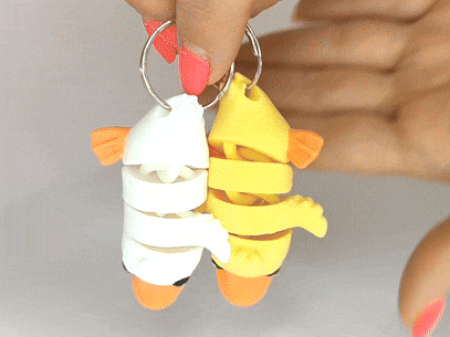 Porte-clés - Canard articulé
