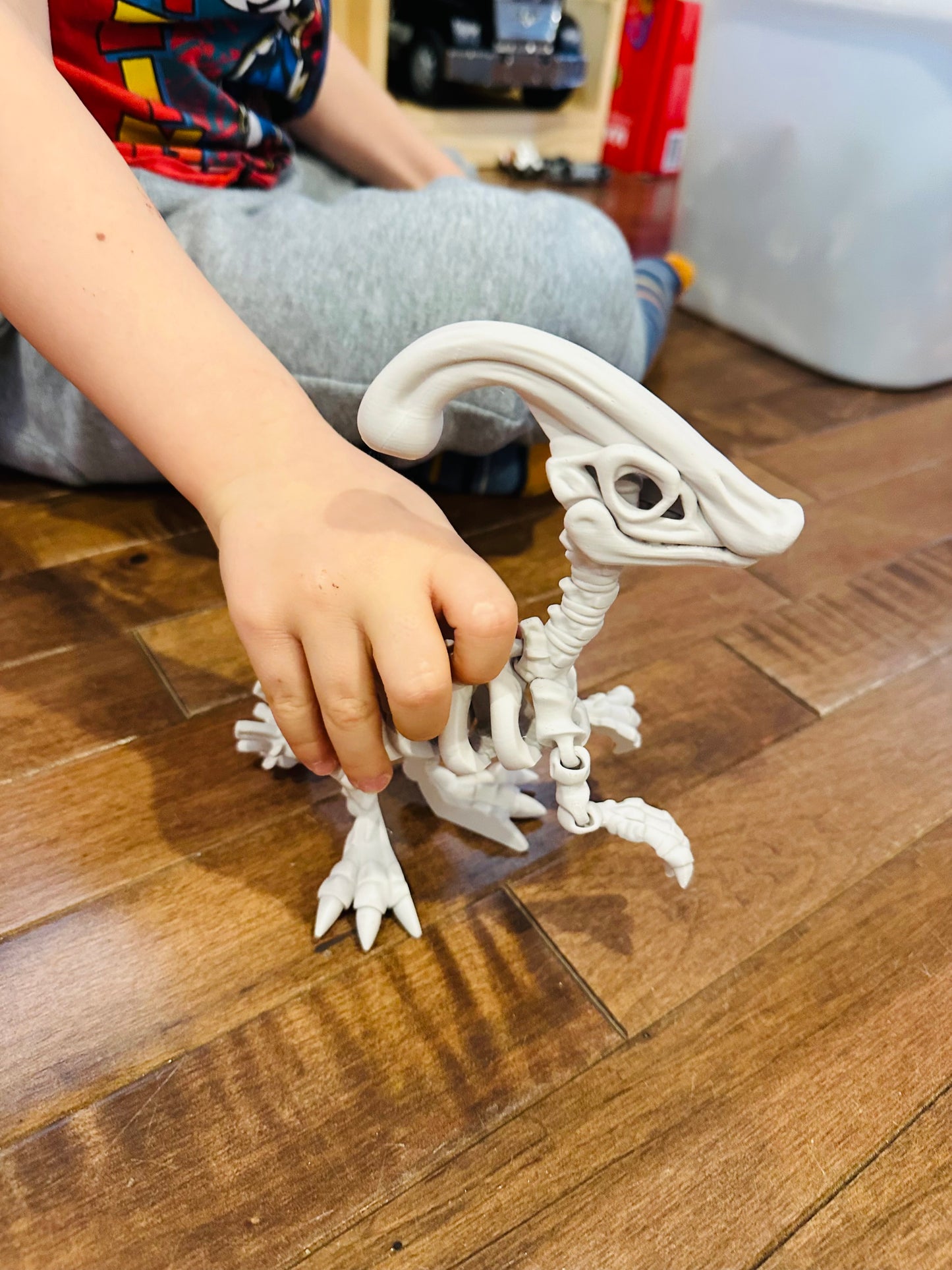 🦕 Parasaurolophus – Squelette 3D