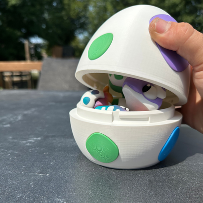 Colorful Dinosaur Egg