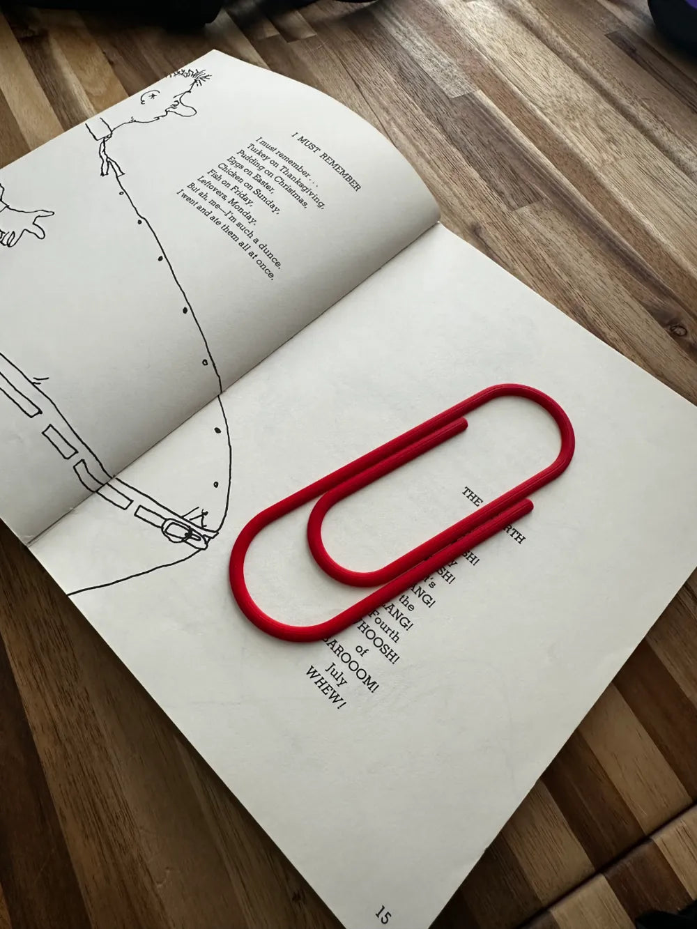 Bookmark - Giant Paperclip