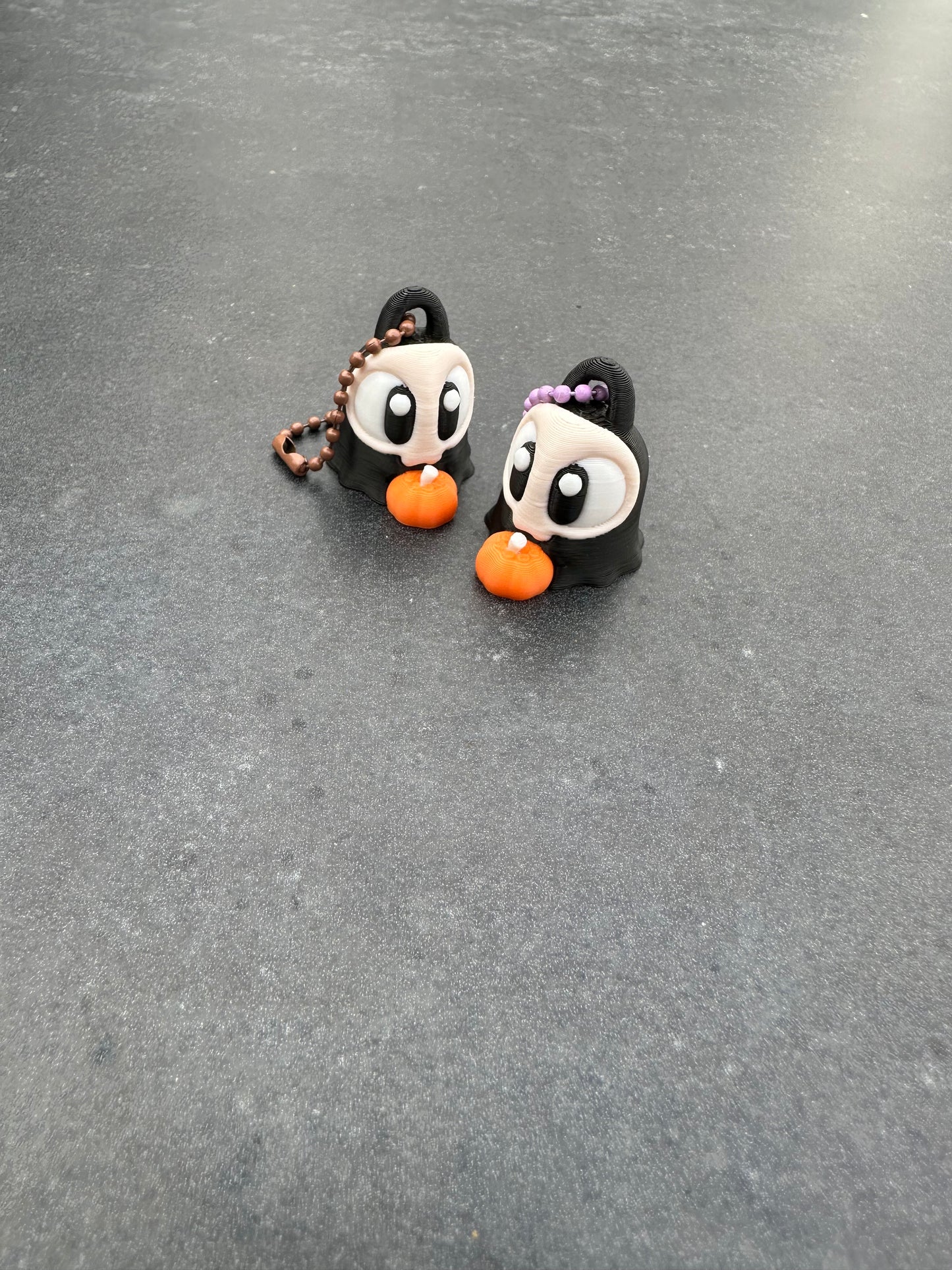 Porte clé fantôme avec citrouille 🎃👻