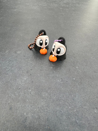 Porte clé fantôme avec citrouille 🎃👻