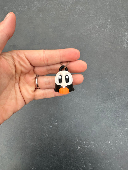 Porte clé fantôme avec citrouille 🎃👻