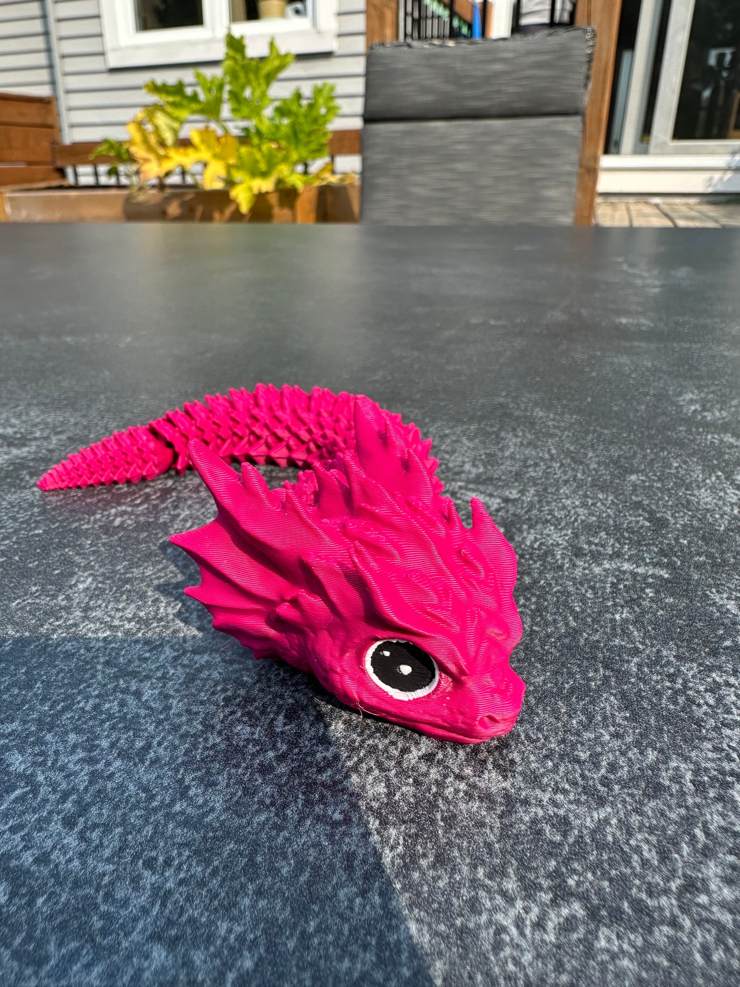 Dragon articulé court de 24,5 cm