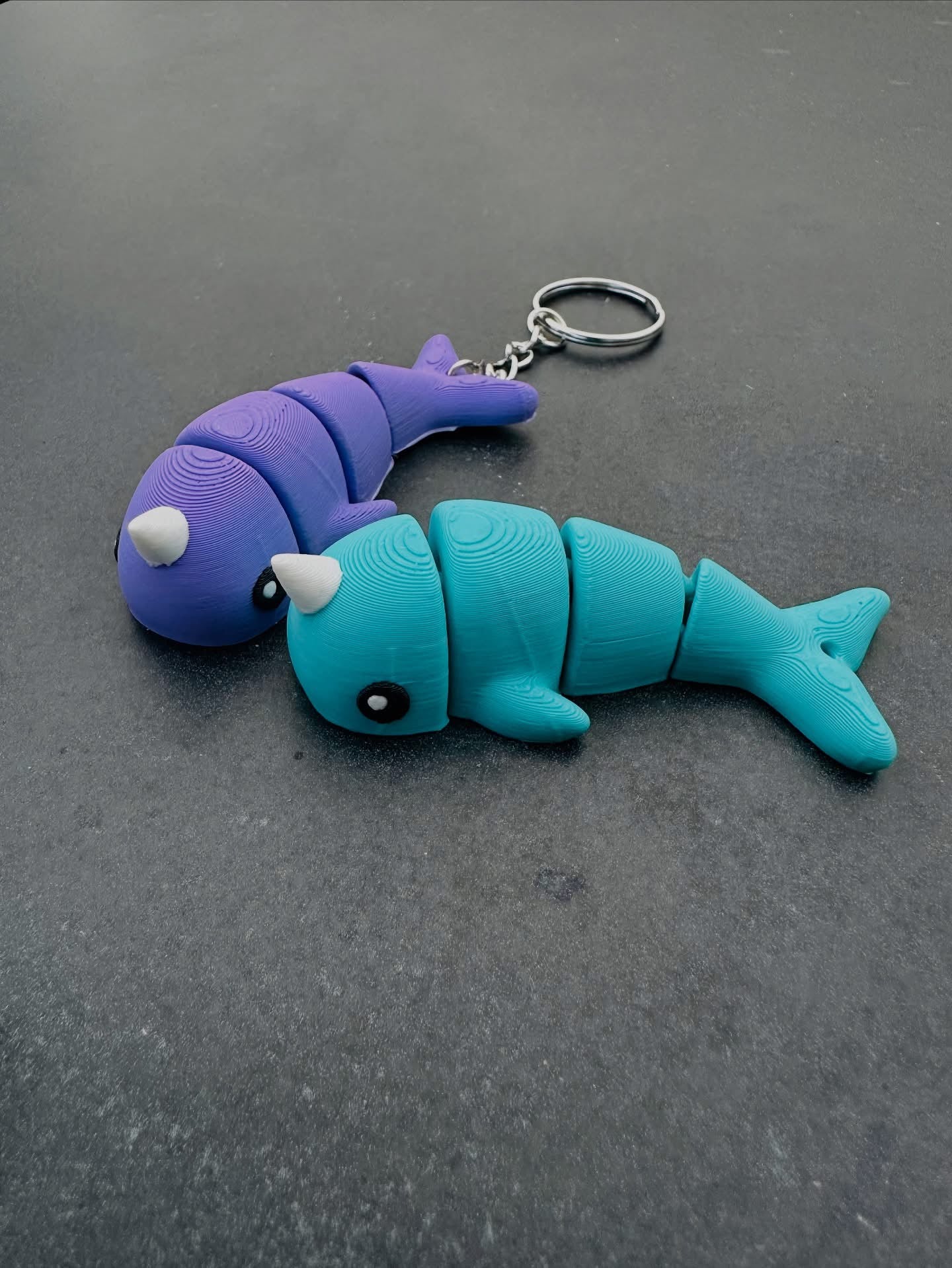 🐾 Lot de 100 porte-clés d'animaux mélangés | Valeria Momo & Mattia 3D