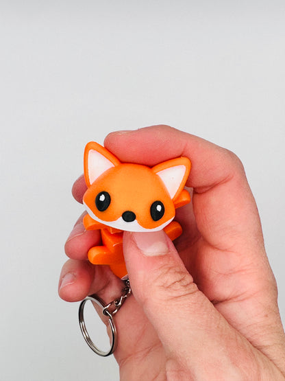 🐾 Lot de 100 porte-clés d'animaux mélangés | Valeria Momo & Mattia 3D