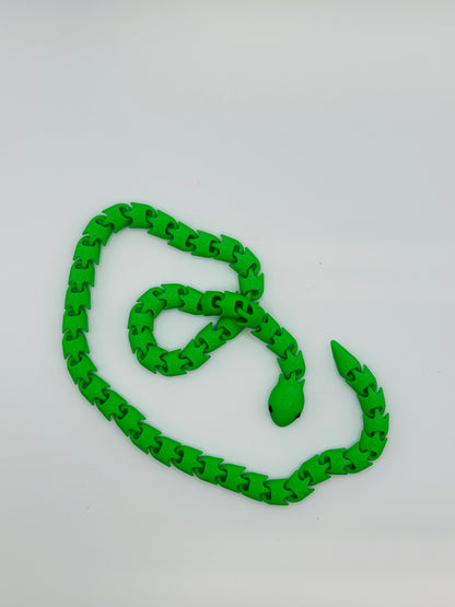 Long serpent articulé - Alphabet et chiffres