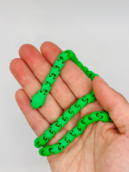 Long serpent articulé - Alphabet et chiffres