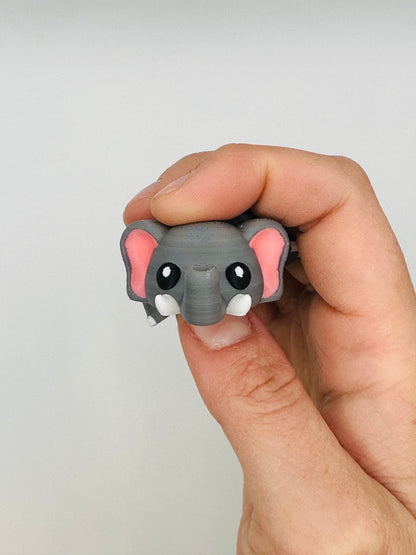 Éléphant  articulé avec oreilles Glow !