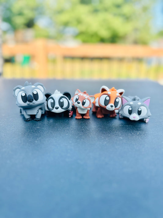 🐾 Lot de 50 animaux mélangés | 3DGOB