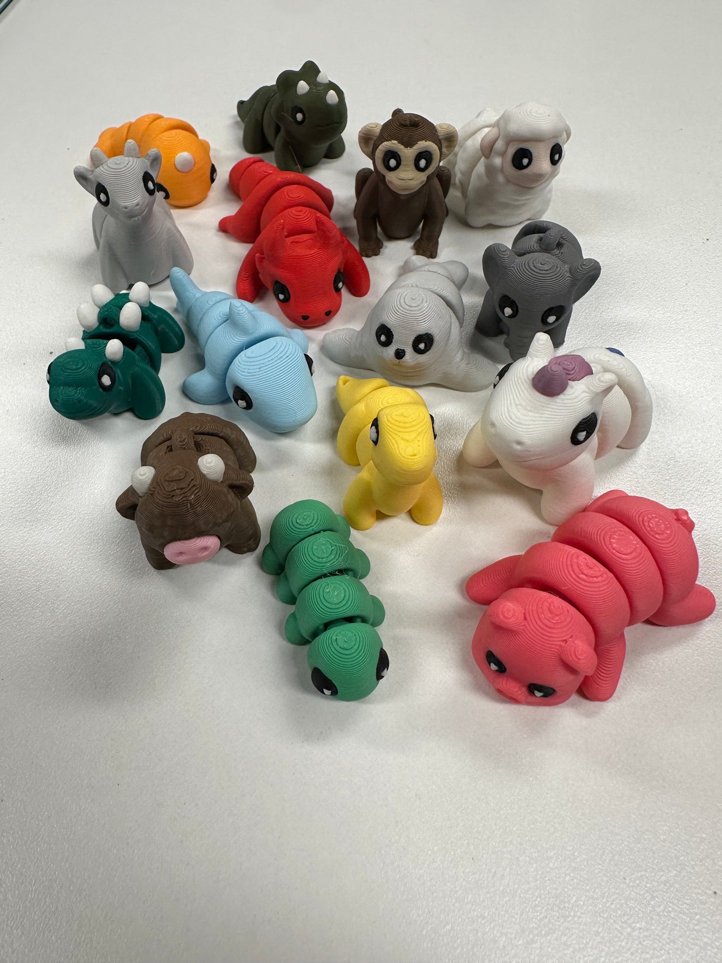 🐾 Lot de 100 petits animaux mélangés | Zou3d