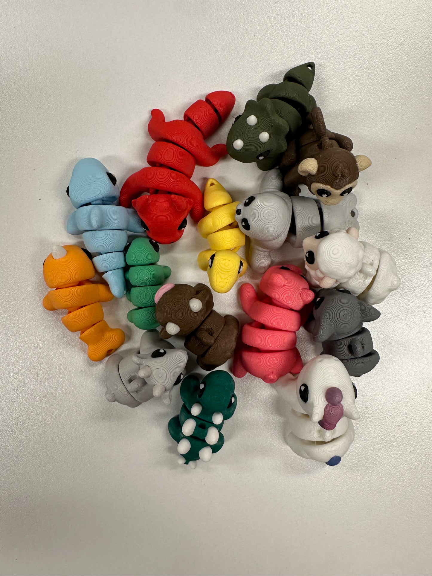 🐾 Lot de 100 petits animaux mélangés | Zou3d