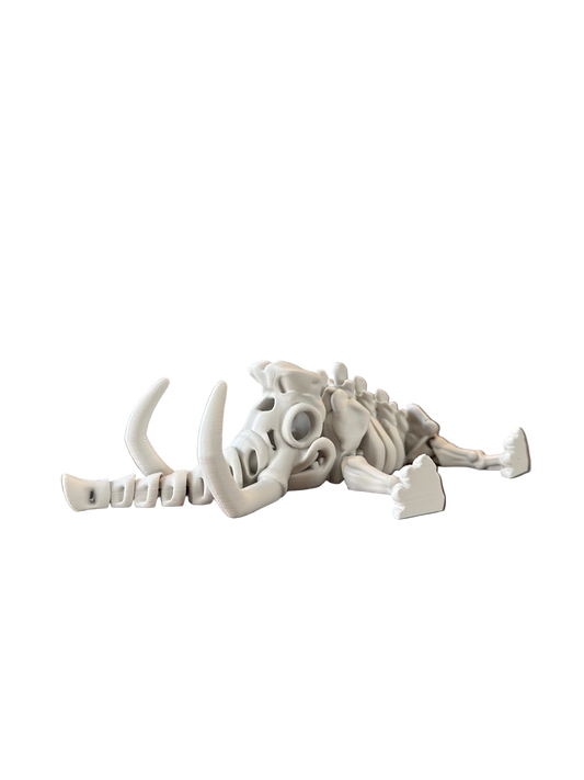 🐘 Mammouth – Squelette 3D articulé