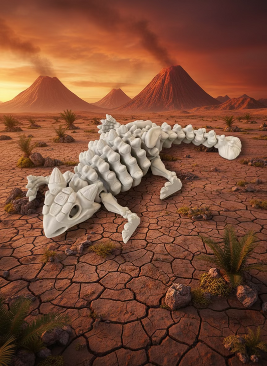 🦕 Ankylosaurus – Squelette 3D articulé