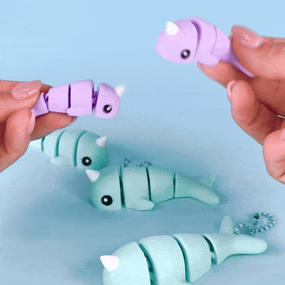 🐾 Lot de 100 porte-clés d'animaux mélangés | Valeria Momo & Mattia 3D